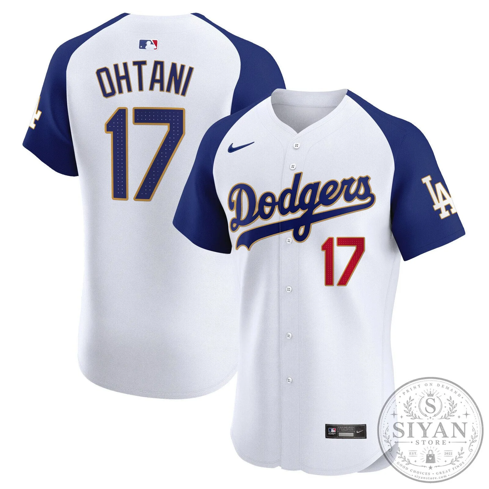 Los Angeles Dodgers Shohei Ohtani White Baseball Jersey with Number 17 62 Los Angeles Dodgers Shohei Ohtani White Baseball Jersey with Number 17