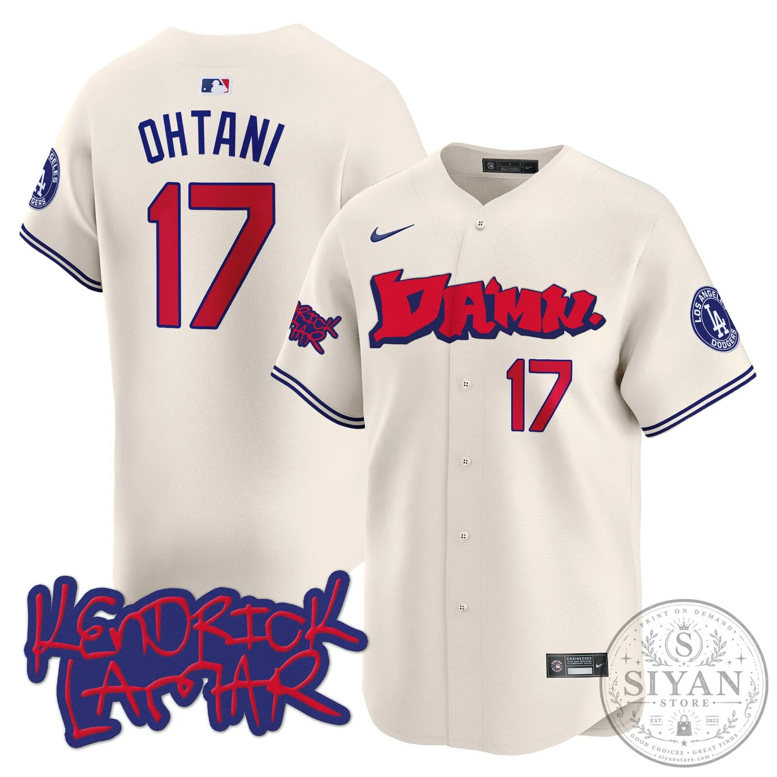 Kendrick Lamar DAMN. Baseball Jersey for Los Angeles Dodgers Fans 41 Kendrick Lamar DAMN. Baseball Jersey for Los Angeles Dodgers Fans