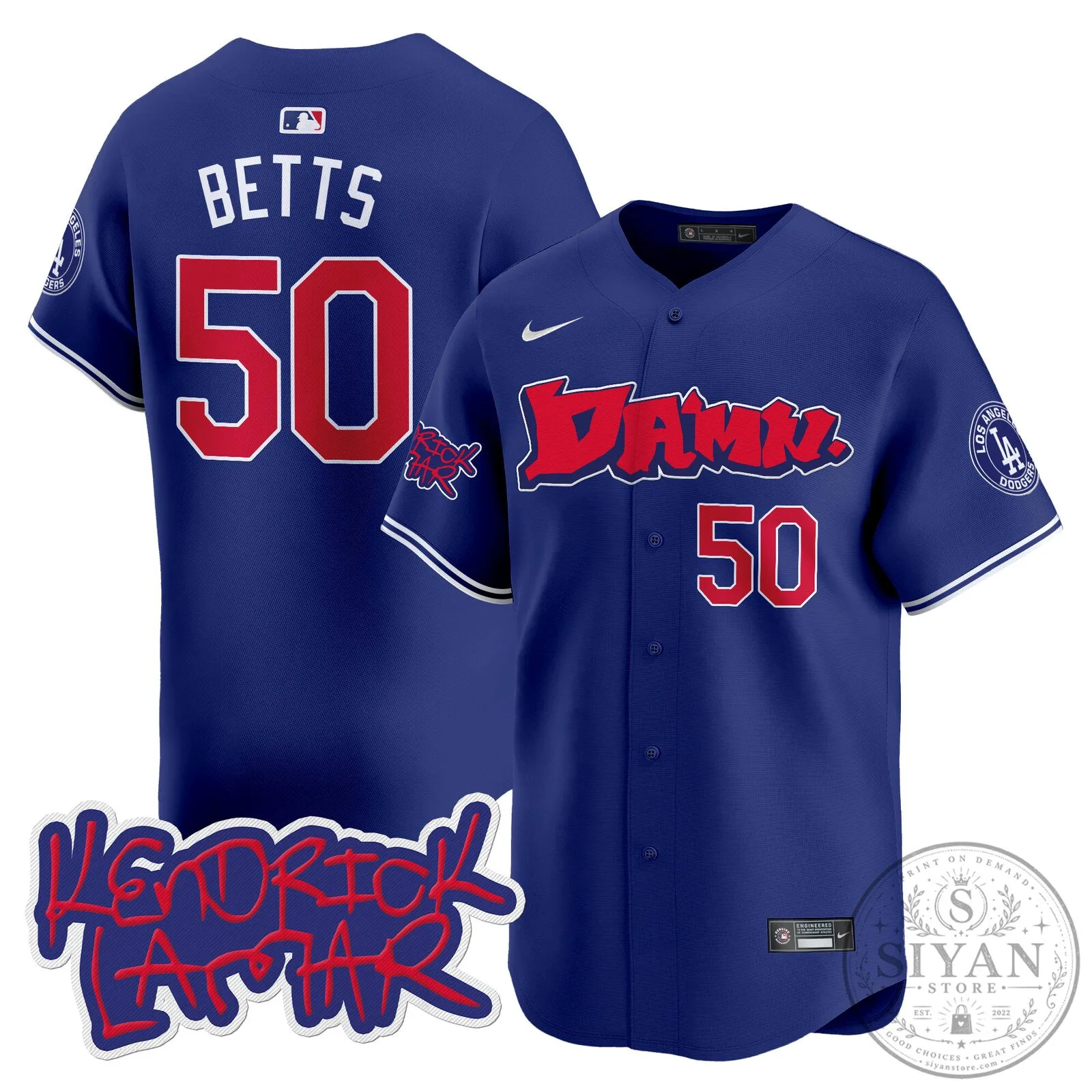 Kendrick Lamar DAMN. Baseball Jersey for Los Angeles Dodgers Fans 61 Kendrick Lamar DAMN. Baseball Jersey for Los Angeles Dodgers Fans