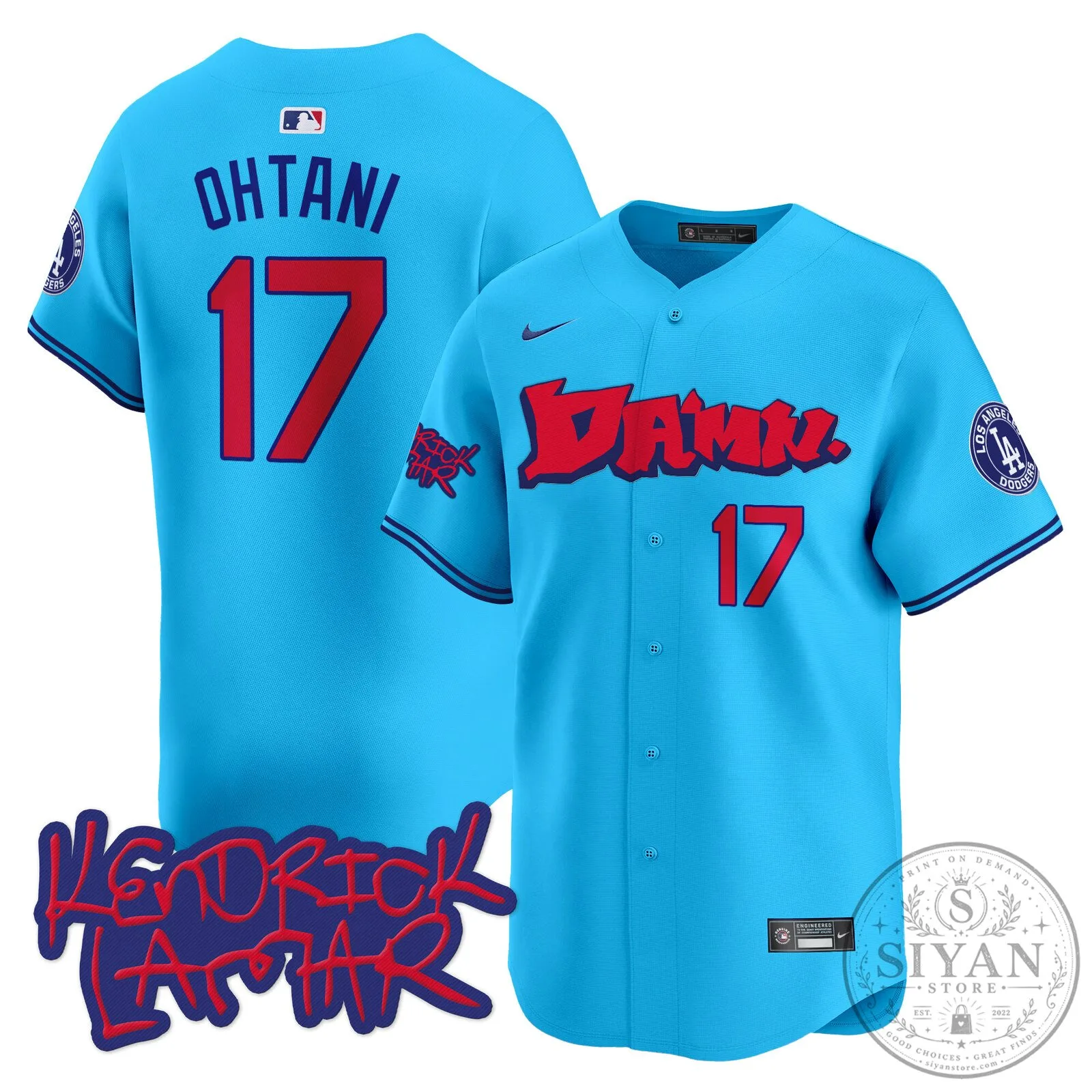 Kendrick Lamar DAMN. Baseball Jersey for Los Angeles Dodgers Fans 68 Kendrick Lamar DAMN. Baseball Jersey for Los Angeles Dodgers Fans