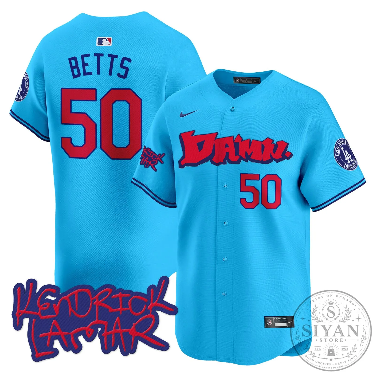 Kendrick Lamar DAMN. Baseball Jersey for Los Angeles Dodgers Fans 70 Kendrick Lamar DAMN. Baseball Jersey for Los Angeles Dodgers Fans