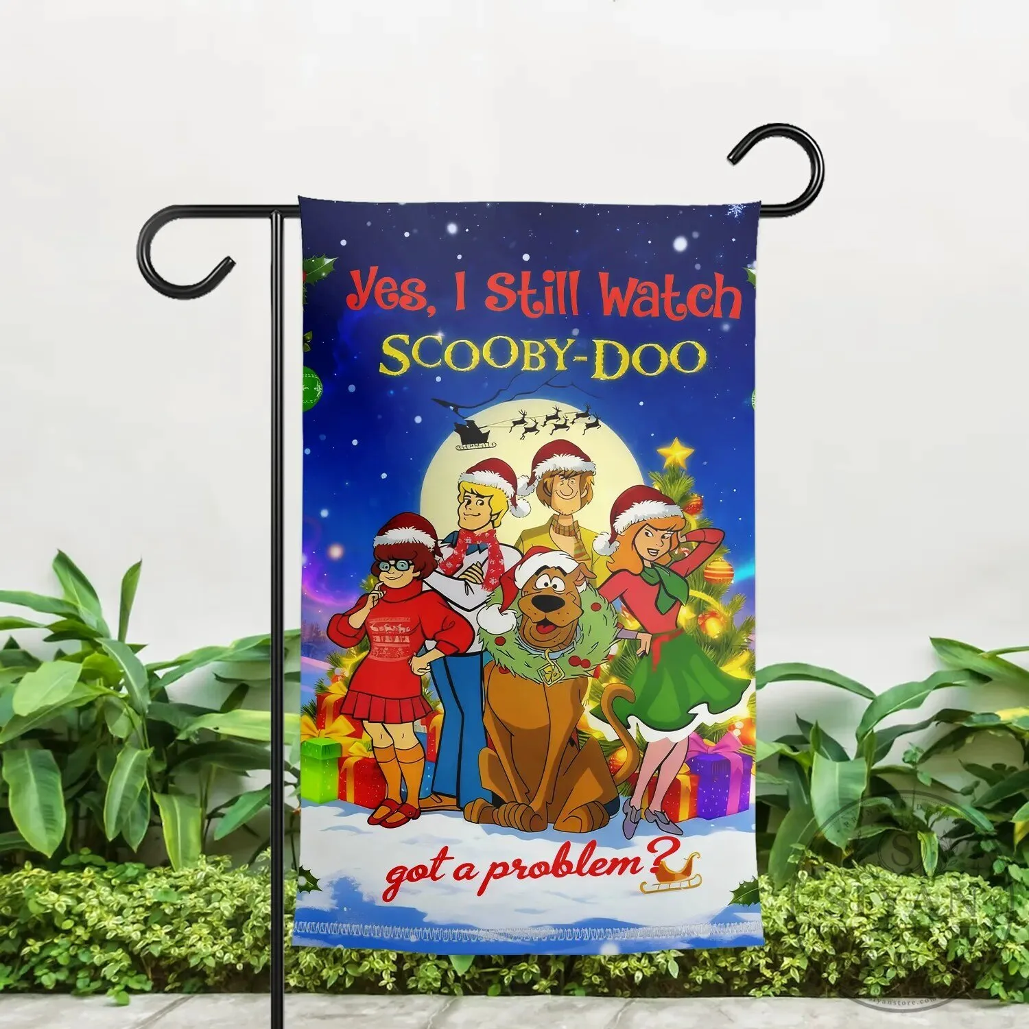 Scooby-Doo Christmas Holiday Yes I Still Watch Scooby-Doo Garden Flag 9 Scooby-Doo Christmas Holiday Yes I Still Watch Scooby-Doo Garden Flag