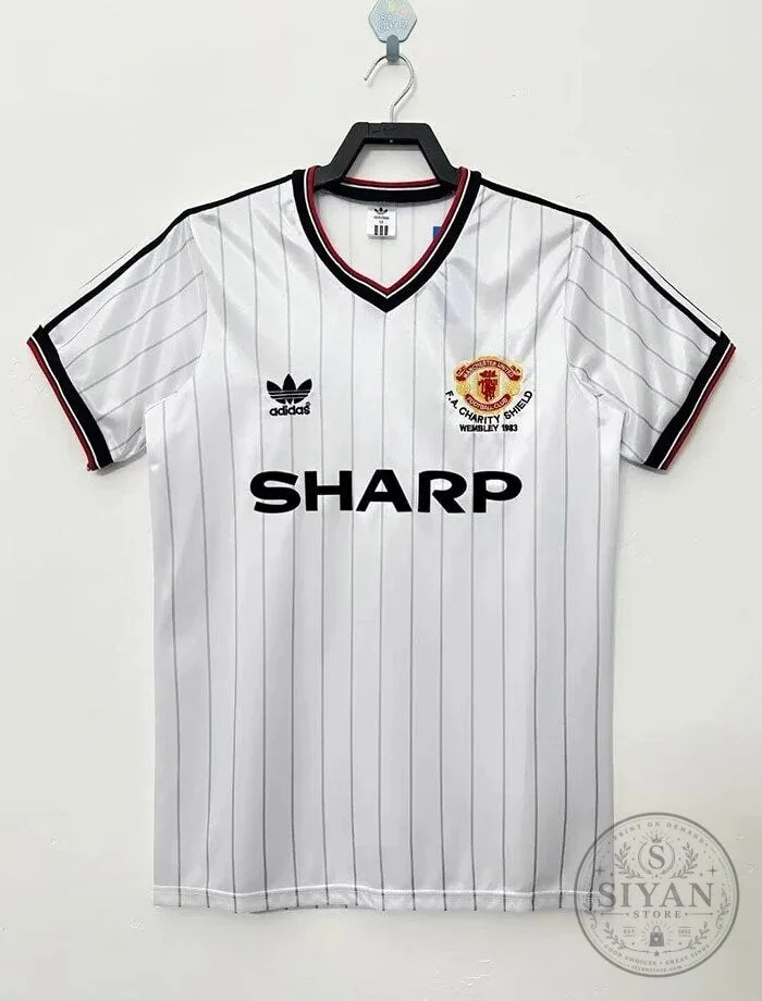 Manchester United 1983 Away Retro Football Jersey 1 Manchester United 1983 Away Retro Football Jersey
