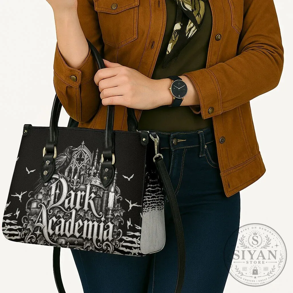Dark Academia Raven Castle Gothic Literature Vintage Bookish Aesthetic Handbag 14 Dark Academia Raven Castle Gothic Literature Vintage Bookish Aesthetic Handbag
