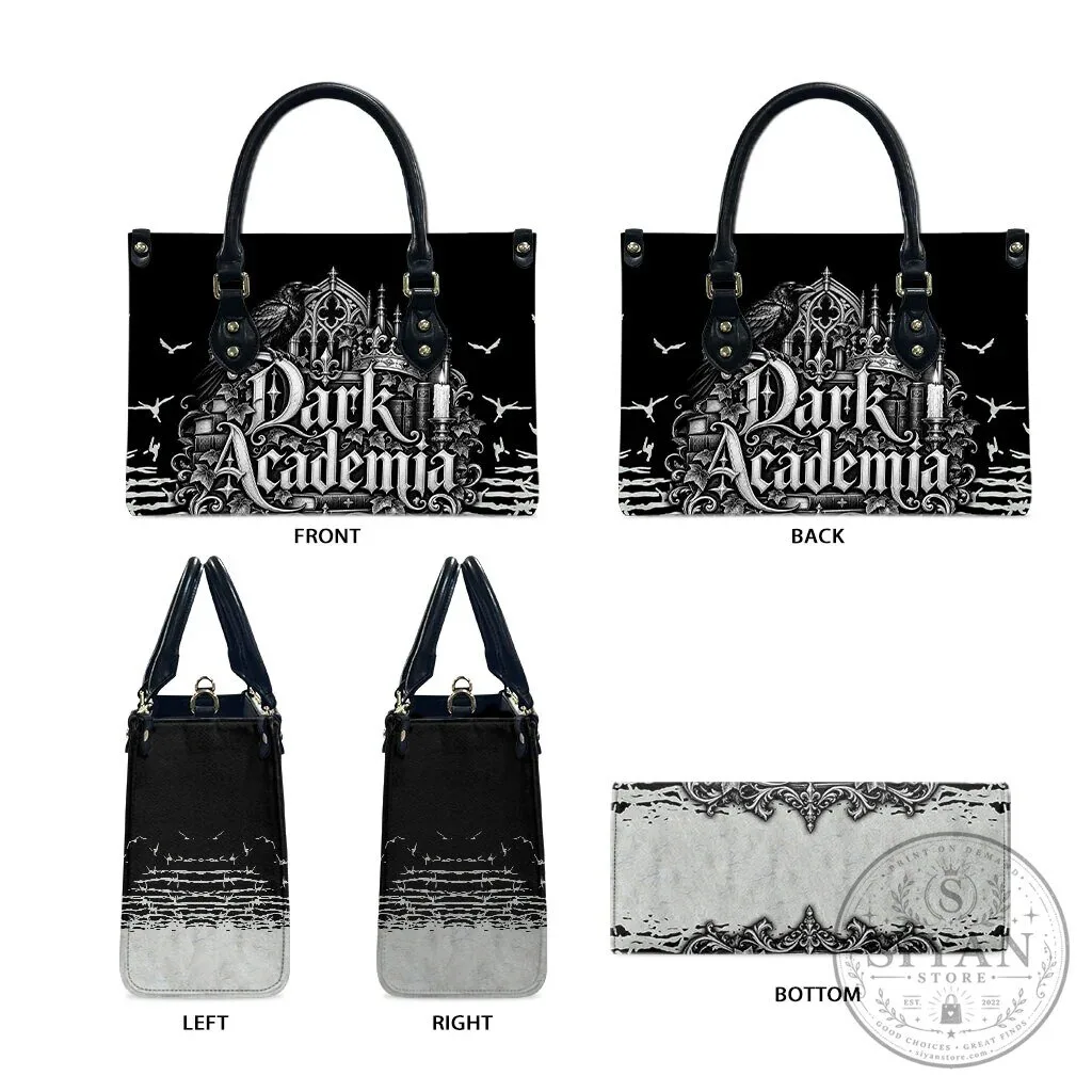 Dark Academia Raven Castle Gothic Literature Vintage Bookish Aesthetic Handbag 15 Dark Academia Raven Castle Gothic Literature Vintage Bookish Aesthetic Handbag