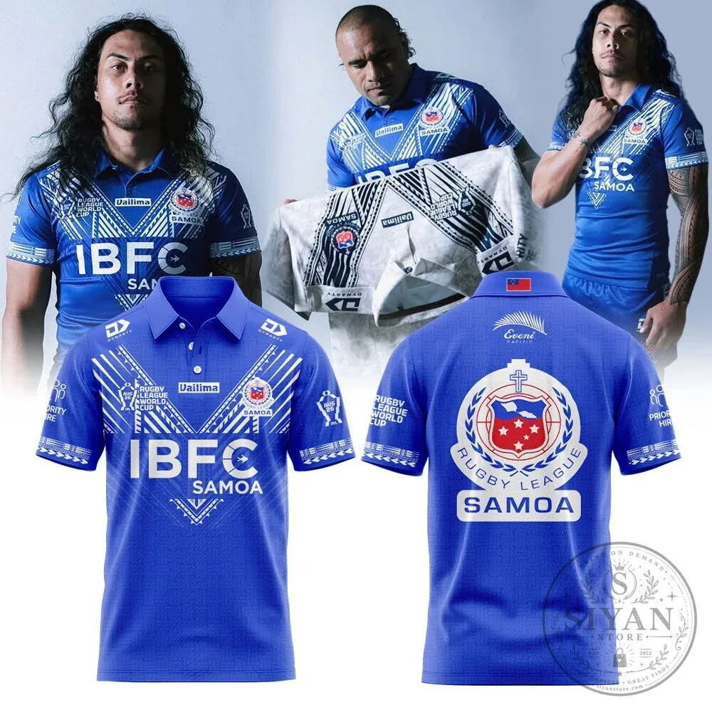 Samoa Rugby League World Cup 2026 Limited Edition Polo Shirt