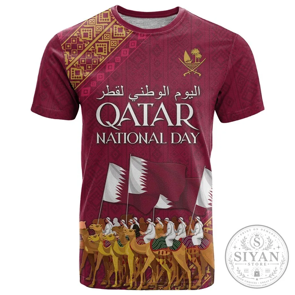 Qatar National Day Arabian Peninsula Camel Parade Celebration T-Shirt