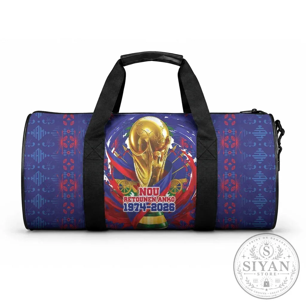Haiti Grenadiers Alaso Nou Retounen Anko World Cup Duffle Bag 8 Haiti Grenadiers Alaso Nou Retounen Anko World Cup Duffle Bag