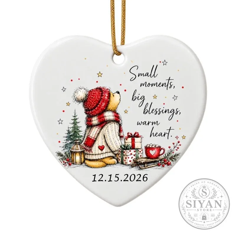 Winnie the Pooh Small Moments Big Blessings Warm Heart Christmas Ornament 21 Winnie the Pooh Small Moments Big Blessings Warm Heart Christmas Ornament
